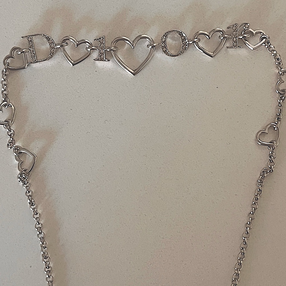 DIOR LOVE HEART NECKLACE